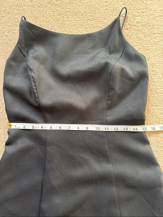 Y2K LBD Black Formal Dress - Vintage Womens 10 - Picture 6 of 11
